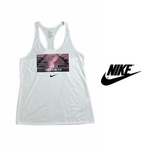 Women’s Nike Dri-Fit Racerback Tank White Size L